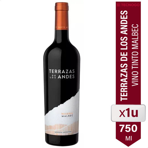 Vino Terrazas De Los Andes Tinto Malbec Reserva - 01bebidas