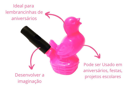 Imagem 4 de 6 de Canário D'água Apito Antigo De Bairro Anos 80 90 - Pica Pau
