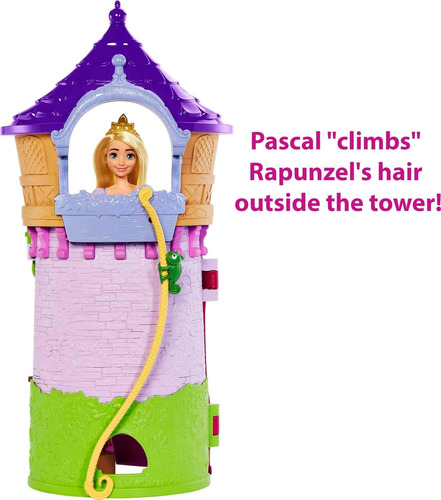 Disney Princess Rapunzel Tower Doll Playset Con Muñeca De Mo