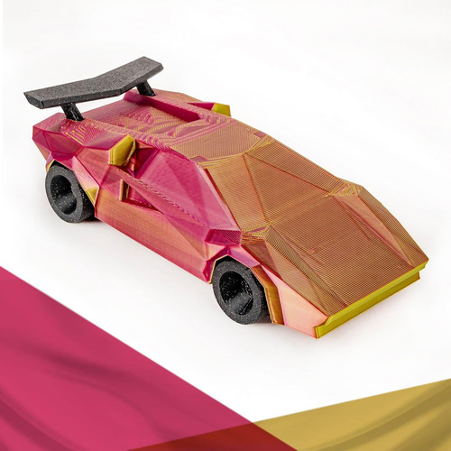 Filamento De Pla De Seda De Doble Color Polymaker Panchroma,