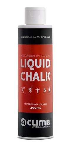 Magnésio Líquido 200ml 4climb Liquid Chalk Escalada Cross
