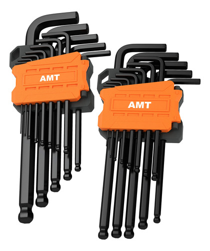 American Mutt Tools Juego De Llaves Allen Largas De 26 Pieza