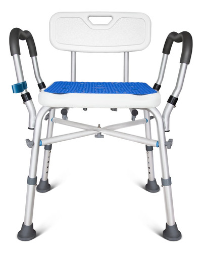 Silla De Bano Con Brazos, Asiento De Ducha Medico, Taburete