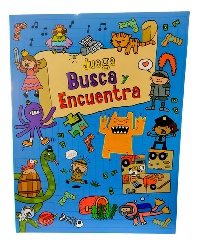 Librito Infantil De Actividades Juega Busca Y Encuentra Increíble Libro Lleno De Juegos Y Divertidísimas Actividades