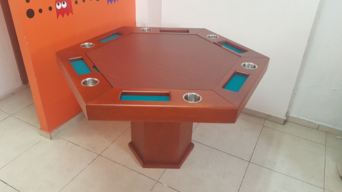 Mesa De Poker O Cartas Hexagonal - Bago