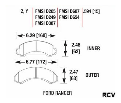 Balatas Disco  Delantera Para Ford Aerostar   1995