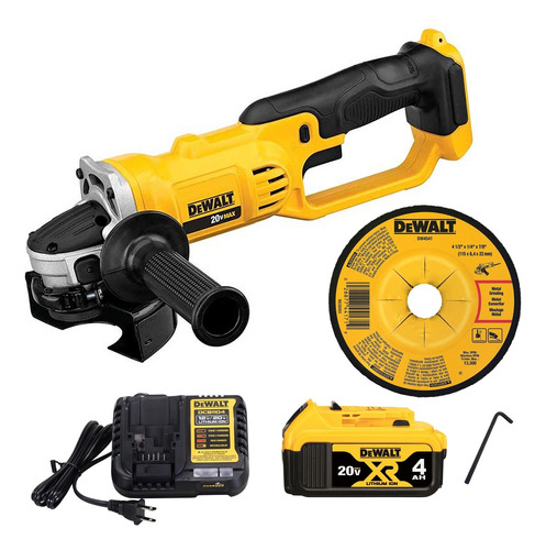 Esmeriladora 4-1/2  Dewalt Dcg412b + Cargador Y Bateria