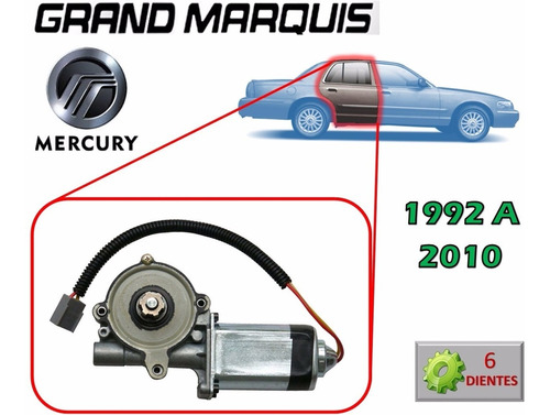 92-10 Grand Marquis Motor Electrico Elevador Trasero Derecho