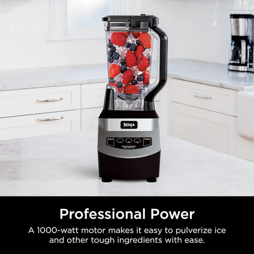 Ninja Nj601amz Licuadora Profesional Con Motor De 1000 Vatio