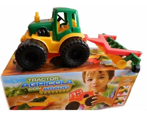 Tractor Agricola Con Arado Duravit Cuerpos Didacticos