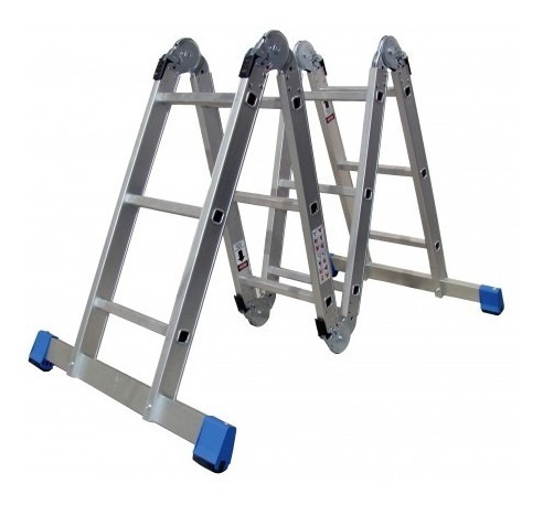 Escalera De Aluminio Multiproposito 706633 Peldaños Charola