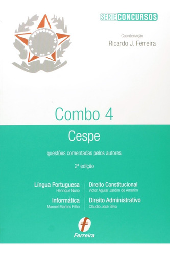 Combo 4 Cespe, De Ferreira, Ricardo J.., Vol. 2. Editorial Ferreira, Capa Mole Em