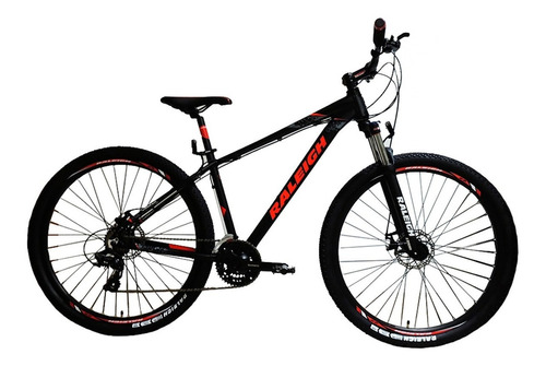 Bicicleta Mountain Bike Raleigh Mojave 2.0 Shimano Rodado 29 Color Negro/Rojo Tamaño del cuadro 21