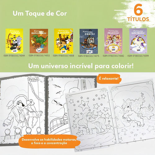 Pintando Dinossauros - Um Toque De Cor, De Todolivro. Série N/a, Vol. N/a. Editora Todolivro, Capa Mole, Edição N/a Em Português