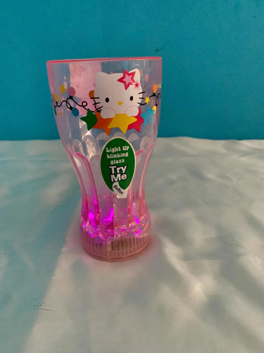 Vaso Juguete Hello Kitty Led Coleccionable