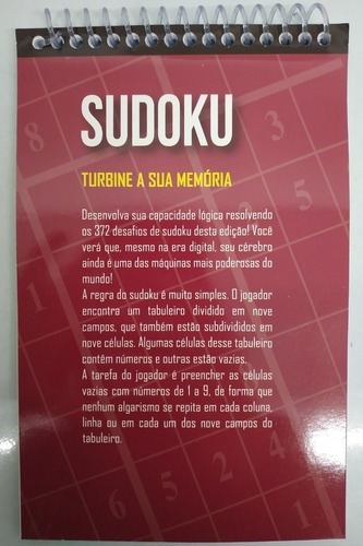 Sudoku Muito Difícil 372 Desafios - Turbine Sua Memória