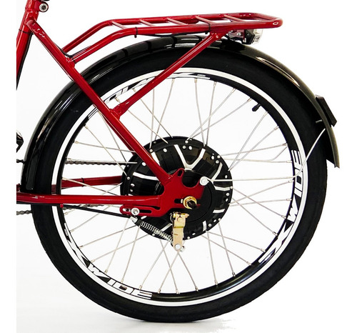 Imagem 4 de 4 de Bicicleta Elétrica Cargo Com Bateria De Lítio 800w 48v 12ah