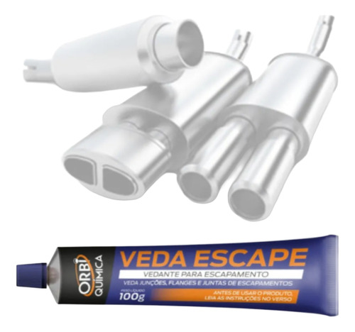 Cola Veda Escape Repara Furo Escapamento Carro Caminhão Moto