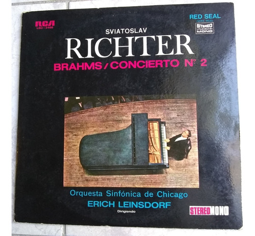 Brahms, Concierto Para Piano 2, Richter, Vinilo