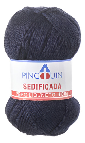 1 Kilo Ovillo Sedificada Pingouin 100g 30% Lana 70% Acrili Azul Marino