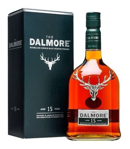 Whisky Dalmore 15 Años - Single Malt, 700 Ml.