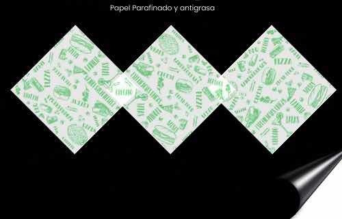 Papel Parafinado/kilo, Comidas Rápidas, 100% Biodegradable