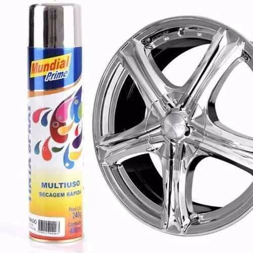 Pintura Aerosol Cromado Calidad Automovil Hogar .x 400ml A10