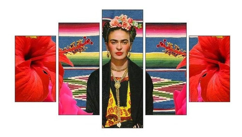 Cuadro Decorativo Moderno Económico Frida Kahlo 125x70