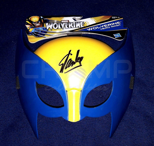 Mascara Autografo Stan Lee Wolverine X-men Marvel Hero Logan