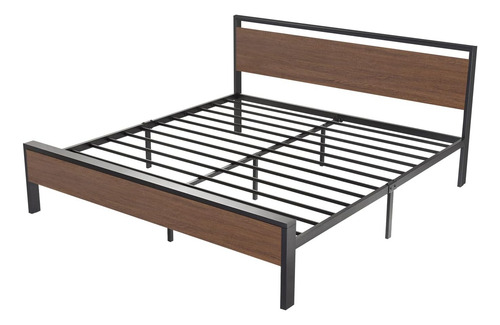 Sha Cerlin Base De Cama De Plataforma De Metal Tamaño King D