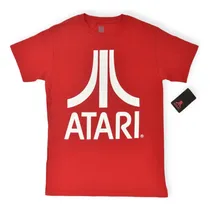Comprar Atari Logo Playera Roja 100% Original