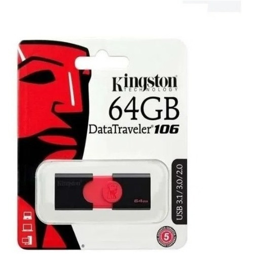 Imagen 3 de 4 de Pendrive 64gb Kingston Usb 3.2 Tienda Física Chacao