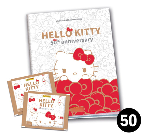 Álbum Vacío Y 50 Sobres Cerrados Hello Kitty 50 Anniversary 