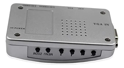 Adaptador Vga A Rca, Convertidor De Video Compuesto Av S A V