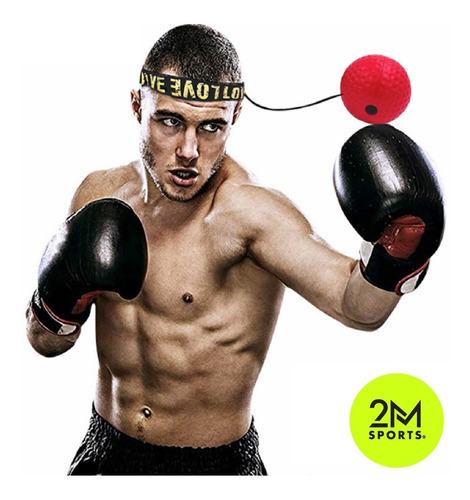 Imagen 6 de 8 de Vincha Reflejos Pelota Boxeo Entrenamiento Reflex Ball Box