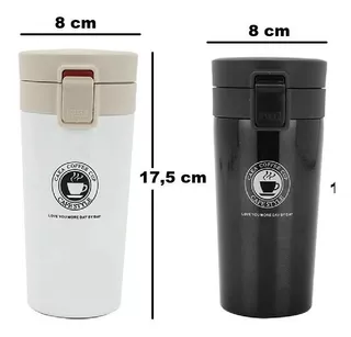 Vaso Termico Taza Cafe C/filtro Antiderrame Termo Acero Inox