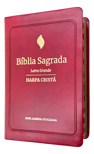 Bíblia Com Harpa Letra Grande Naa Com Índice, De Sbb E Cpad. Editorial Cpad E Sbb, Capa Mole, Edição 1ª Edição 2023 Em Português, 2023