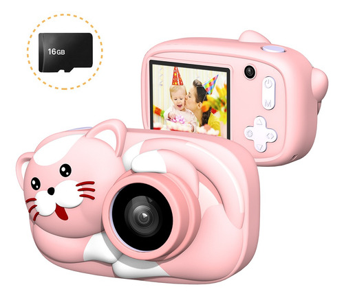 Cámara Digital De Caricatura Para Niños, 26mp 1080p