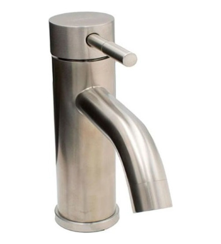 Monomando Bajo Para Lavabo Tubular Satinado