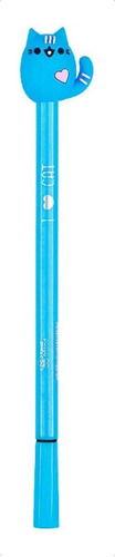 Canetinha Hidrográfica Fine Liner 0.4mm Cat Azul - Brw
