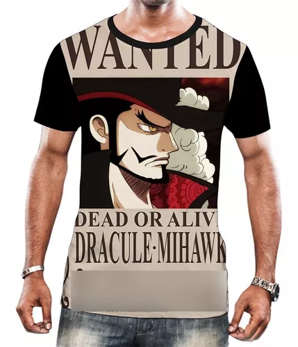 Camiseta juvenil pirata Luffy branca, One Piece