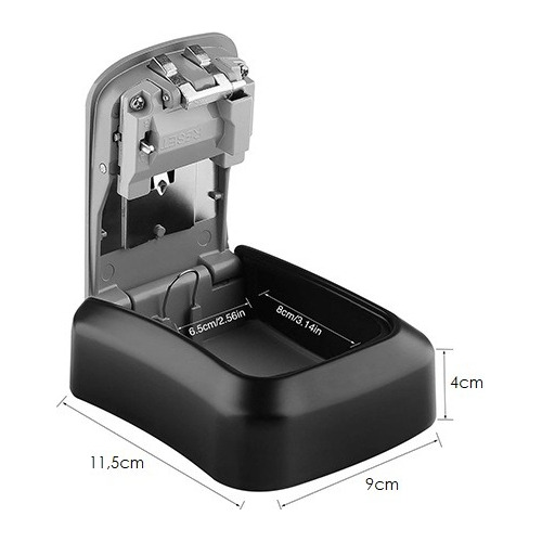 Caja Fuerte Candado Guarda Llaves C/combinación Ideal Airbnb