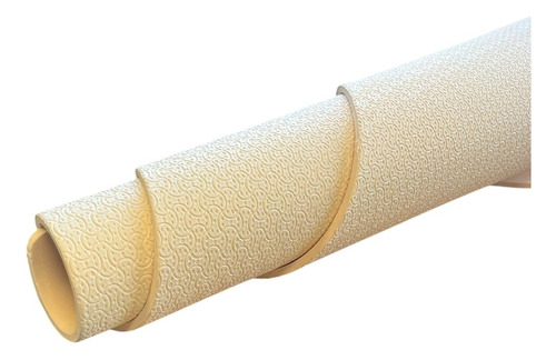 Tapete Yoga Pilates Fitness Ejercicio 8 Mm Yesh Market Color Vainilla