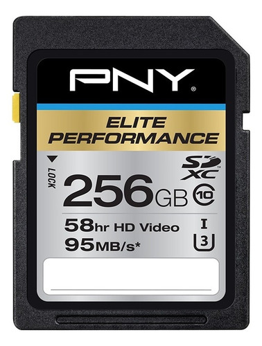 Tarjeta de memoria Avta Elite Performance de 256 GB de Pny Technologies