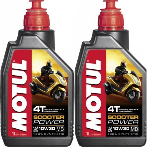 Óleo Pcx Motul Scooter Power 10w30 100% Sintético 2 Litros