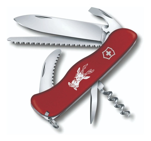 Imagen 1 de 3 de Navaja Victorinox Hunter Red 12 Fun 0.8573