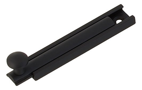 Surface Bolt 3puLG Latón Macizo Negro Mate