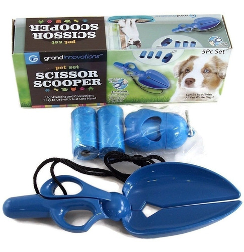 Recogedor De Residuos Mascotas Perros Gatos Scissor Scooper