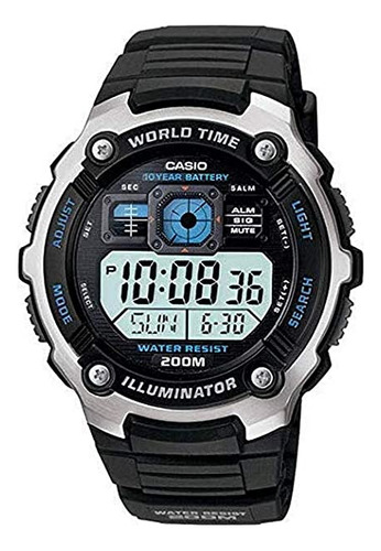 Casio Ae-2000w-1avcf Ae2000w-1av - Reloj Deportivo Digital