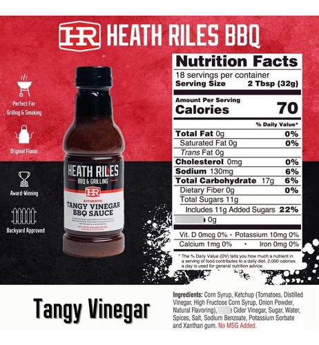 Salsa De Barbacoa De Vinagre Picante 480ml Receta Champion